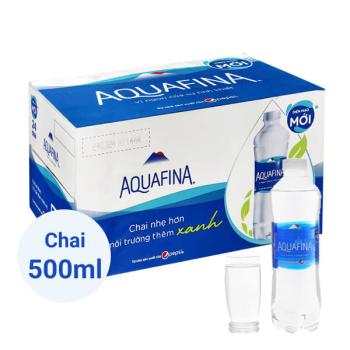 Nước suối Aquafina 500ml Thùng 24 chai